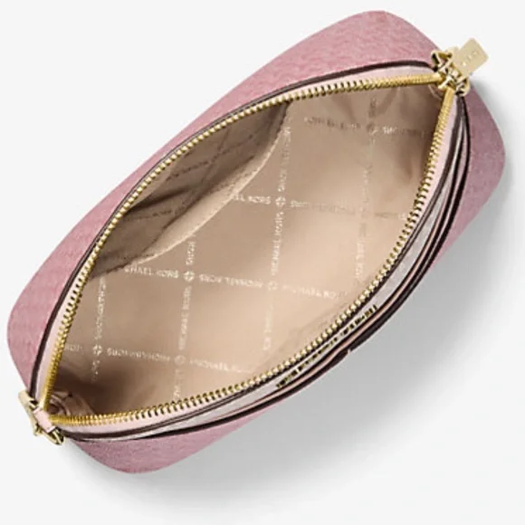 🌷 Michael Kors Jet Set Travel Medium Color-Block Signature Logo Crossbody Bag 🌷 - Picture 6 of 16